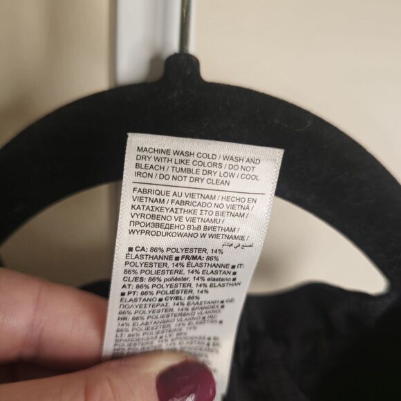 Athleta Black Ruffled Tank Top - Picture 9 of 10